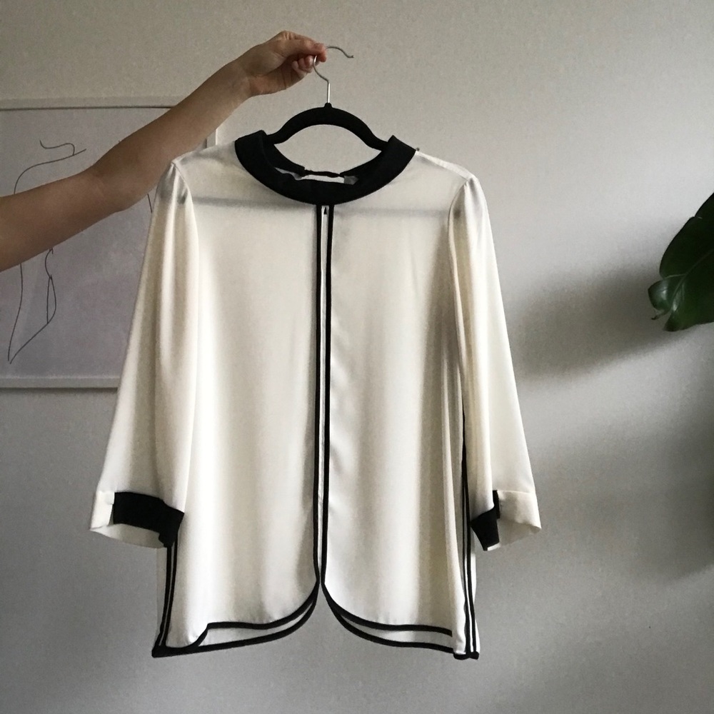 White Zara blouse